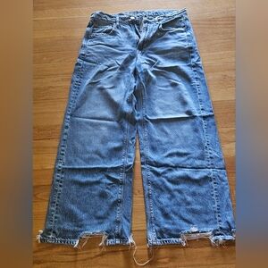 American Eagle Outfitters Dreamy Drape High Rise Baggy Wide Leg Jean